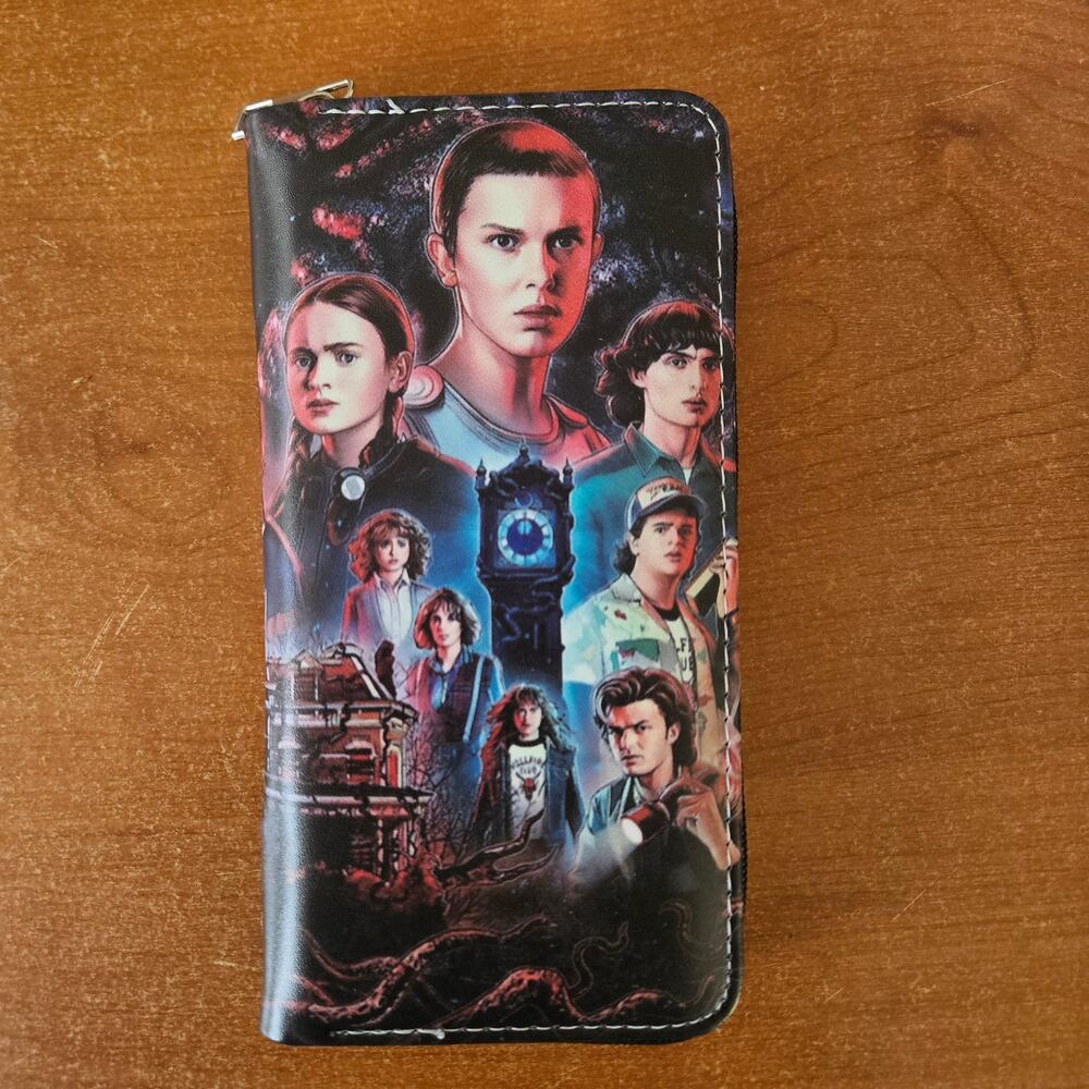 Stranger Things Long Clutch Wallet Vecna's Clock Has Never Looked This Good
